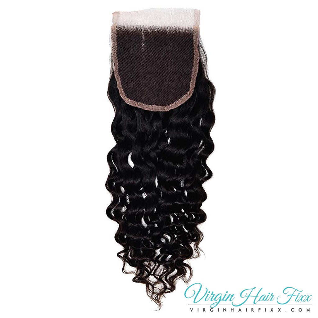 Malaysian Curly Lace Closure 14