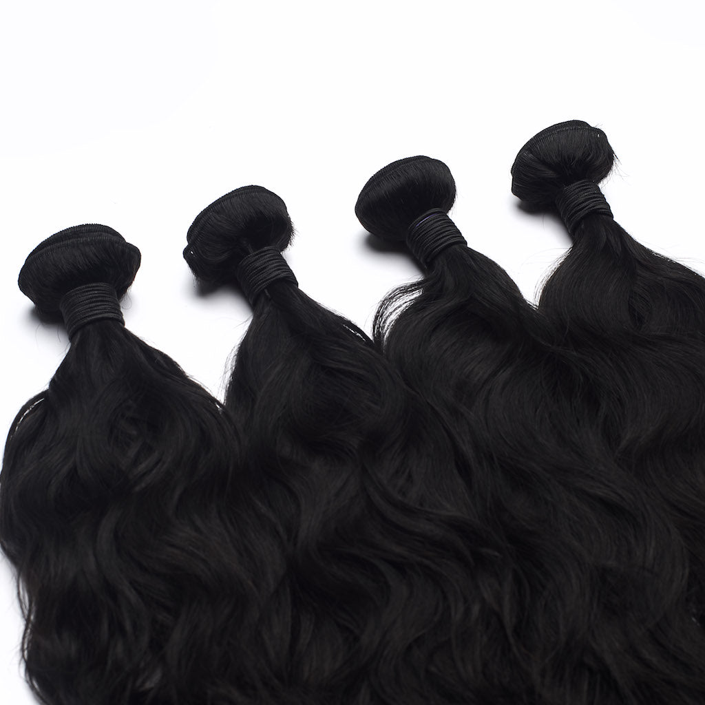 Malaysian Wavy Hair 4 Bundle Deal